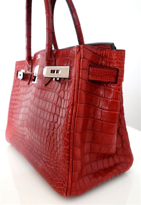 hermes birkin red crocodile price|cheapest Birkin bag cost.